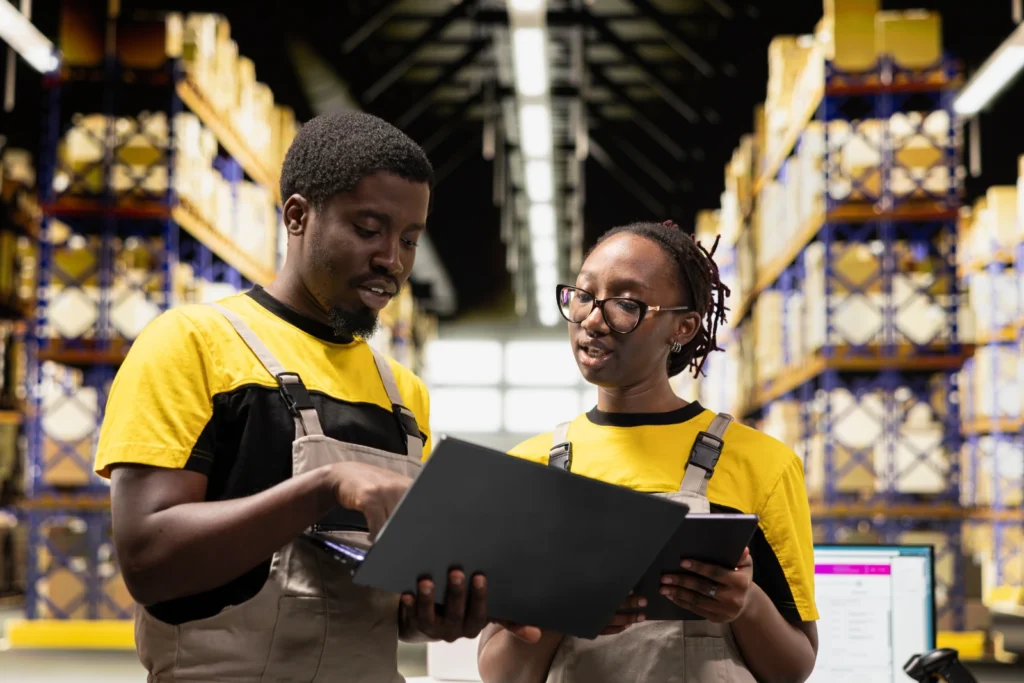 logistics team planning warehouse