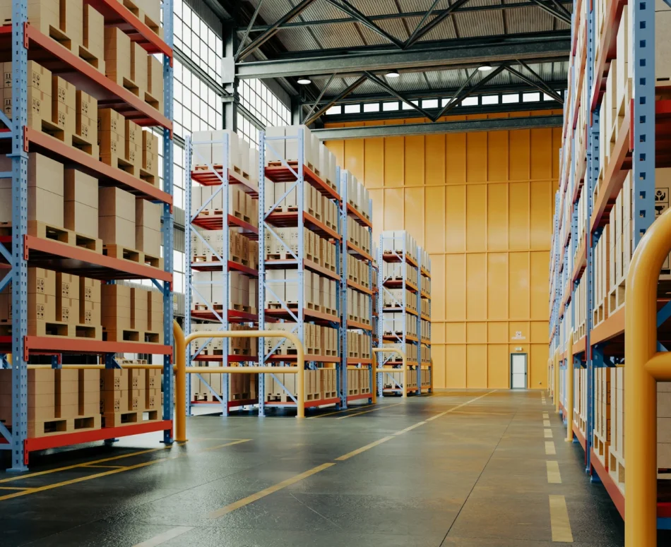 modern warehouse interior